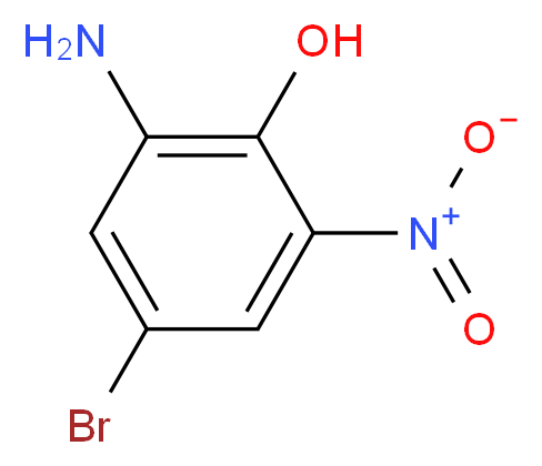 2-amino-4-bromo-6-nitrophenol_分子结构_CAS_139138-08-2