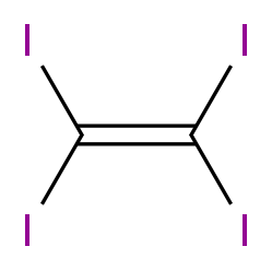 tetraiodoethene_分子结构_CAS_513-92-8