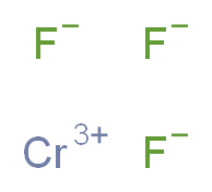 氟化铬(III)_分子结构_CAS_7788-97-8)