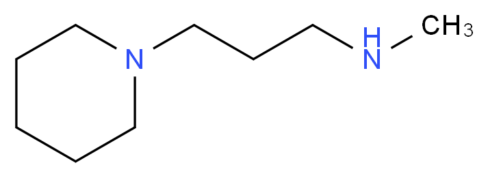 N-methyl-3-piperidin-1-ylpropan-1-amine_分子结构_CAS_86010-41-5)