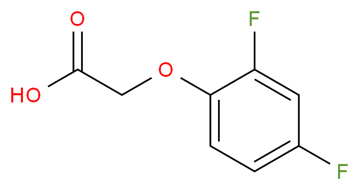 (2,4-Difluorophenoxy)acetic acid_分子结构_CAS_399-44-0)