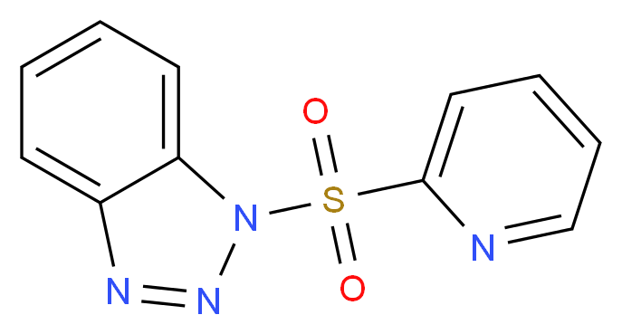1-(2-吡啶基磺酰基)-1H-苯并三唑_分子结构_CAS_678173-42-7)