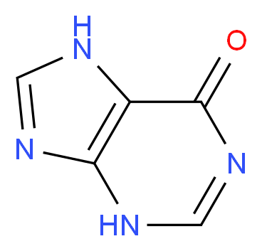 6,7-dihydro-3H-purin-6-one_分子结构_CAS_68-94-0