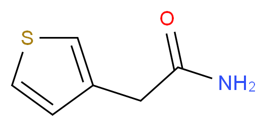 2-(thiophen-3-yl)acetamide_分子结构_CAS_)