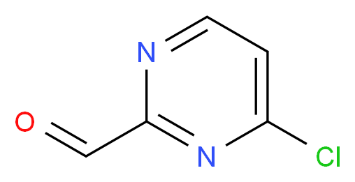 4-CHLOROPYRIMIDINE-2-CARBALDEHYDE_分子结构_CAS_944902-13-0)