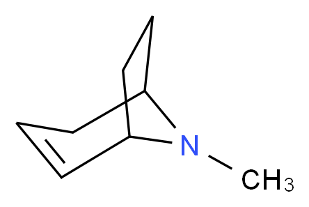 8-methyl-8-azabicyclo[3.2.1]oct-2-ene_分子结构_CAS_529-18-0