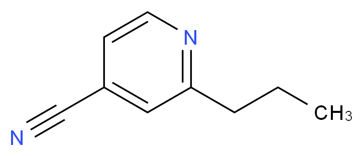 2-propylisonicotinonitrile_分子结构_CAS_33744-19-3)