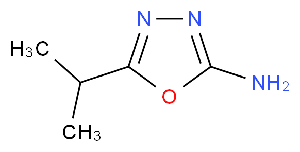 5-Isopropyl-1,3,4-oxadiazol-2-amine_分子结构_CAS_65283-97-8)