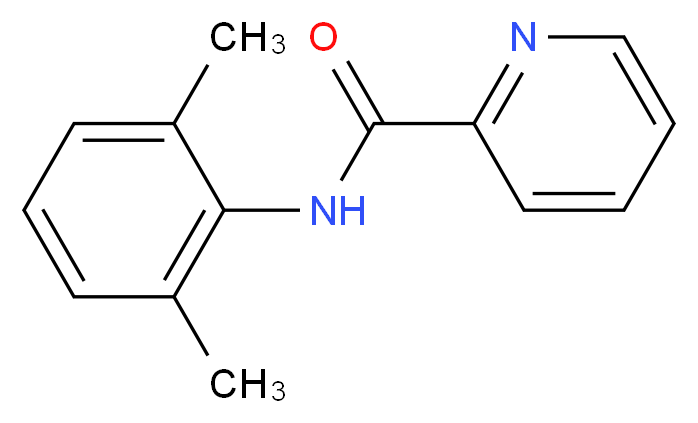 2',6'-Picolinoxylidide_分子结构_CAS_39627-98-0)
