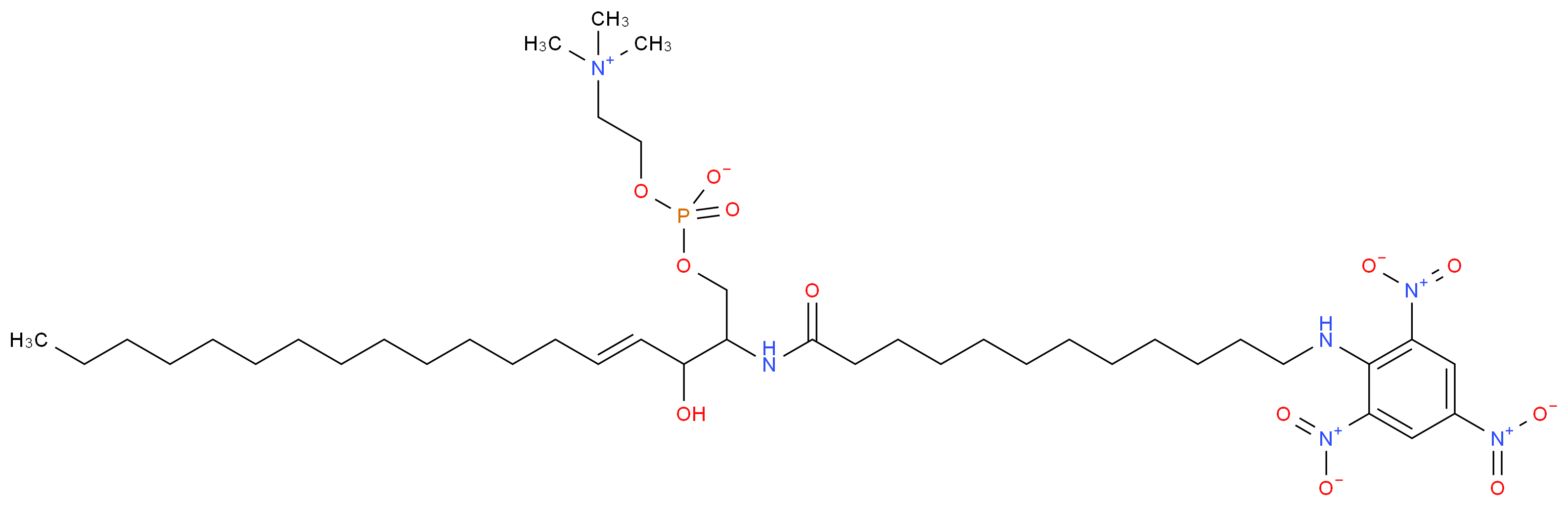 TNPAL-Sphingomyelin_分子结构_CAS_117985-56-5)