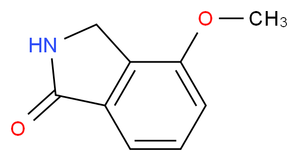 4-Methoxyisoindolin-1-one_分子结构_CAS_366453-22-7)