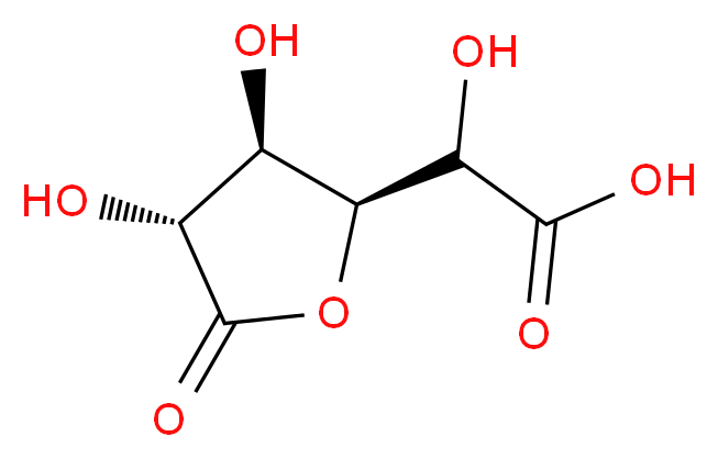 L-Idaric-1,4-lactone_分子结构_CAS_80876-59-1)
