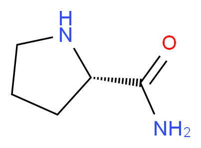 (2S)-pyrrolidine-2-carboxamide_分子结构_CAS_7531-52-4