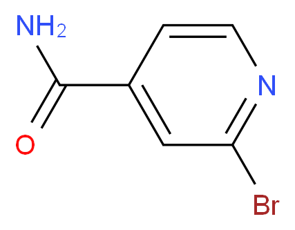 2-溴吡啶-4-氨甲酰_分子结构_CAS_29840-73-1)