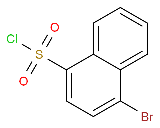 4-bromonaphthalene-1-sulfonyl chloride_分子结构_CAS_63279-36-7