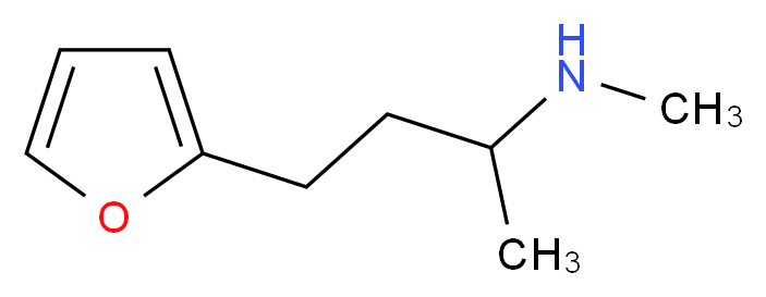 4-(furan-2-yl)-N-methylbutan-2-amine_分子结构_CAS_)