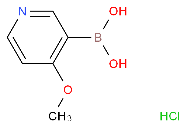 4-Methoxypyridine-3-boronic acid hydrochloride_分子结构_CAS_)