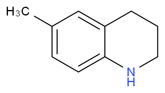 6-甲基-1,2,3,4-四氢喹啉_分子结构_CAS_91-61-2)