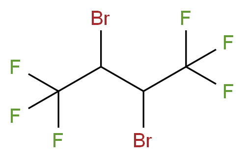 2,3-Dibromo-1,1,1,4,4,4-hexafluorobutane 97%_分子结构_CAS_)