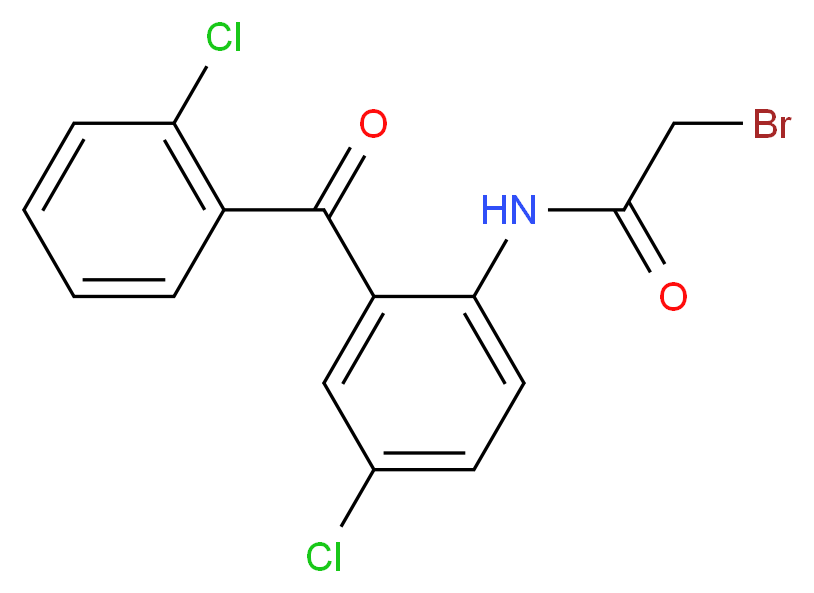 2-Bromo-acetamide-2',5-dichlorobenzophenone_分子结构_CAS_5504-92-7)