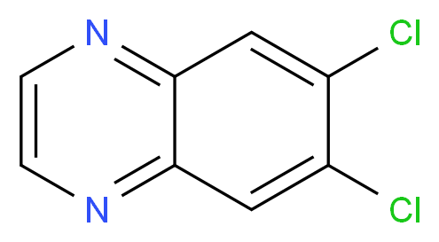 6,7-Dichloroquinoxaline_分子结构_CAS_19853-64-6)