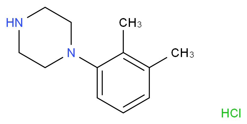 1-(2,3-二甲基苯基)哌嗪 单盐酸盐_分子结构_CAS_80836-96-0)