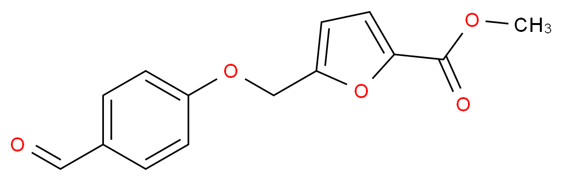 methyl 5-(4-formylphenoxymethyl)furan-2-carboxylate_分子结构_CAS_332165-48-7