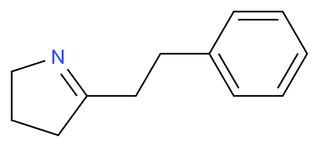 5-(2-phenylethyl)-3,4-dihydro-2H-pyrrole_分子结构_CAS_106366-23-8