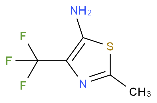 2-Methyl-4-(trifluoroMethyl)thiazol-5-aMine_分子结构_CAS_958452-22-7)