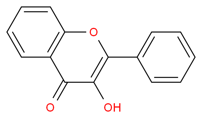 3-羟基黄酮_分子结构_CAS_577-85-5)