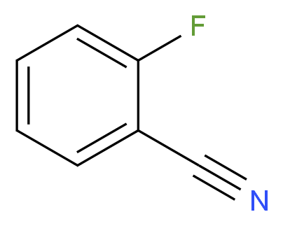 2-fluorobenzonitrile_分子结构_CAS_394-47-8