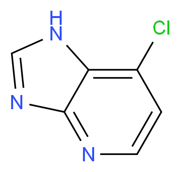 7-chloro-1H-imidazo[4,5-b]pyridine_分子结构_CAS_6980-11-6