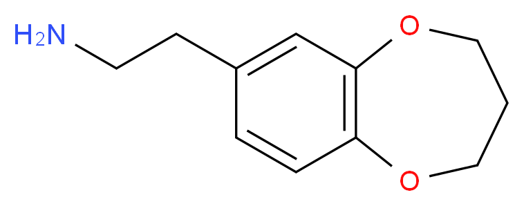 2-(3,4-dihydro-2H-1,5-benzodioxepin-7-yl)ethanamine_分子结构_CAS_109506-57-2)