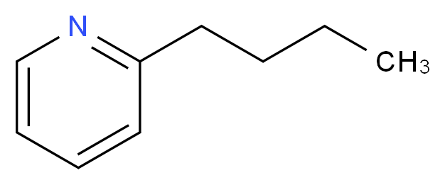 2-butylpyridine_分子结构_CAS_5058-19-5