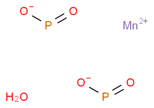 manganese(2+) ion hydrate diphosphinate_分子结构_CAS_7783-16-6