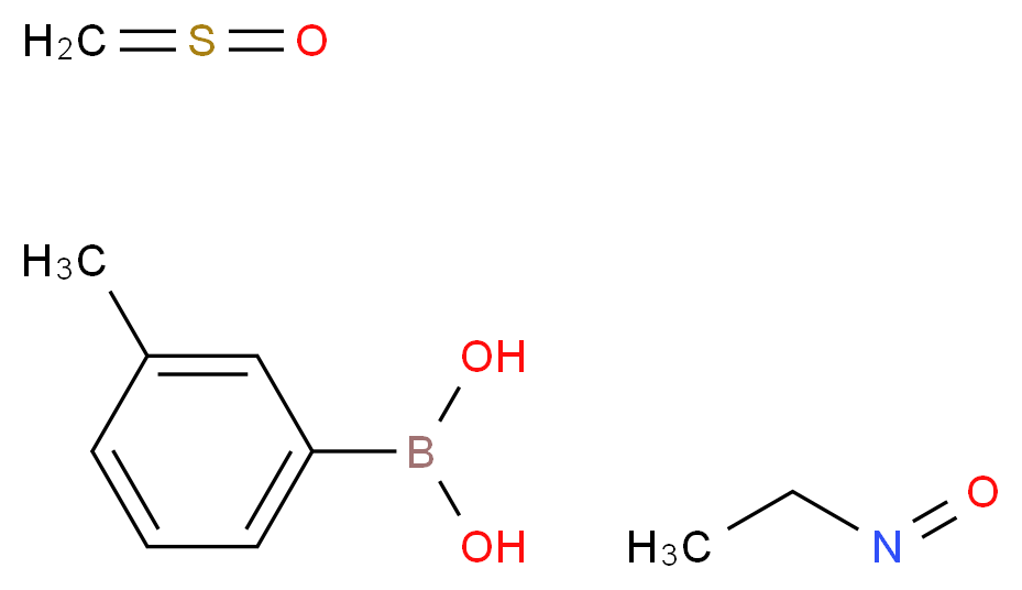 (3-methylphenyl)boronic acid; nitrosoethane; sulfinylidenemethane_分子结构_CAS_871329-58-7