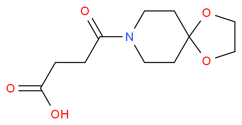 4-(1,4-Dioxa-8-azaspiro[4.5]dec-8-yl)-4-oxobutanoic acid_分子结构_CAS_883550-05-8)
