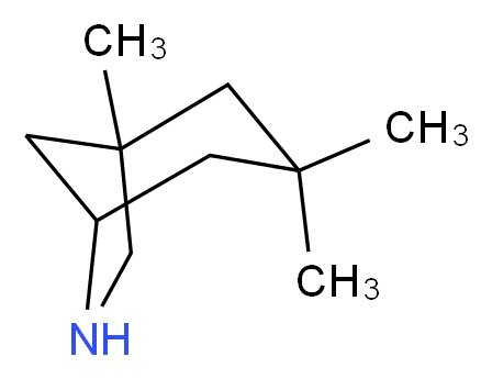 (1R,5S)-1,3,3-trimethyl-6-azabicyclo[3.2.1]octane_分子结构_CAS_)