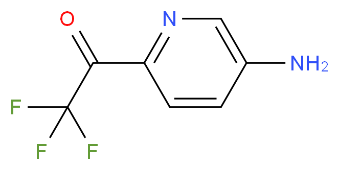 1-(5-aminopyridin-2-yl)-2,2,2-trifluoroethan-1-one_分子结构_CAS_1060804-34-3