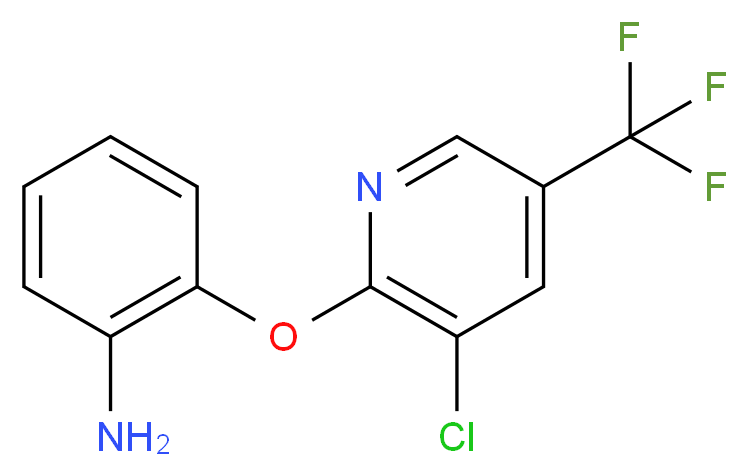 2-{[3-Chloro-5-(trifluoromethyl)-2-pyridinyl]-oxy}aniline_分子结构_CAS_)