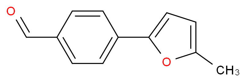 4-(5-methylfuran-2-yl)benzaldehyde_分子结构_CAS_400748-10-9