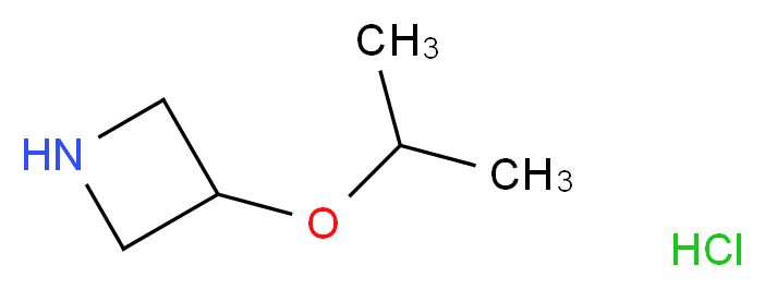 3-ISOPROPOXY-AZETIDINE HYDROCHLORIDE_分子结构_CAS_871657-49-7)