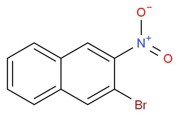 2-bromo-3-nitronaphthalene_分子结构_CAS_67116-33-0