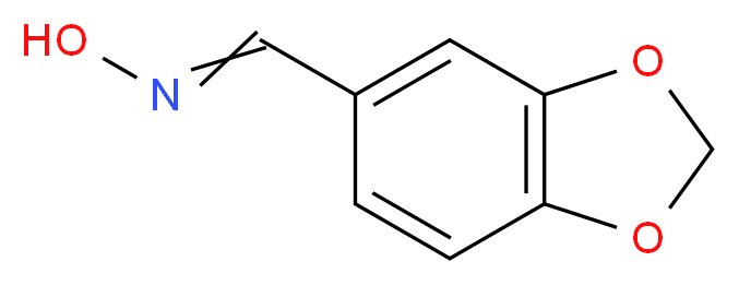 3,4-Methylenedioxybenzaldehyde oxime_分子结构_CAS_2089-36-3)