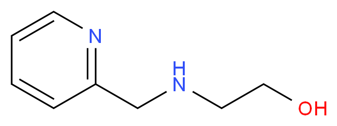 2-[(pyridin-2-ylmethyl)amino]ethan-1-ol_分子结构_CAS_6636-71-1