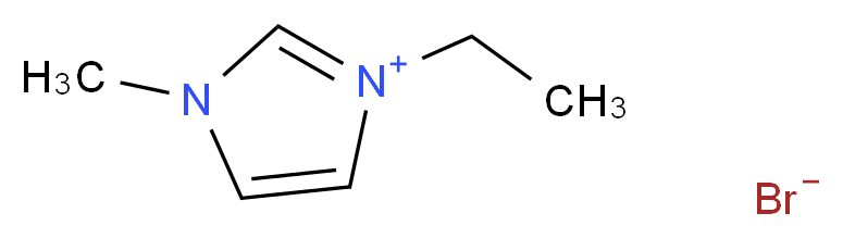 3-ethyl-1-methyl-1H-imidazol-3-ium bromide_分子结构_CAS_65039-08-9