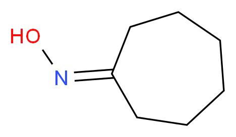 N-[(1E)-cycloheptylidene]hydroxylamine_分子结构_CAS_2158-31-8