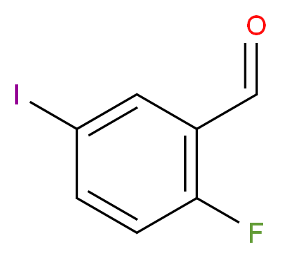 2-氟-5-碘苯甲醛_分子结构_CAS_146137-76-0)