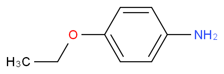 4-Ethoxyaniline_分子结构_CAS_)