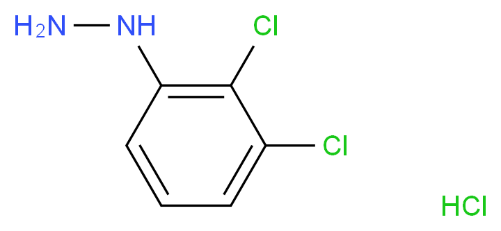 (2,3-dichlorophenyl)hydrazine hydrochloride_分子结构_CAS_21938-47-6